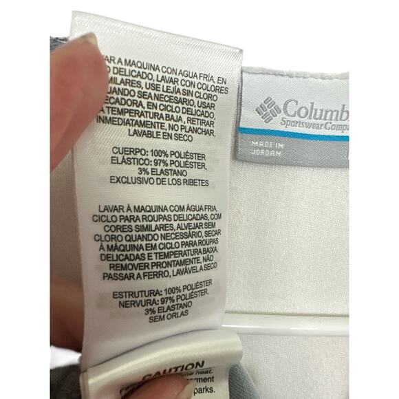 Columbia Women's Glacial Fleece lii 1/2 Zip Size M White/blue - Picture 6 of 6